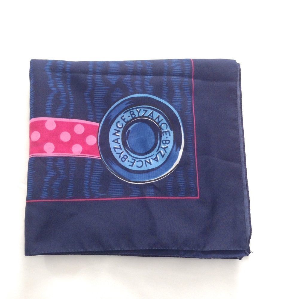 Rochas Byzance Vintage Scarf Printed Silk